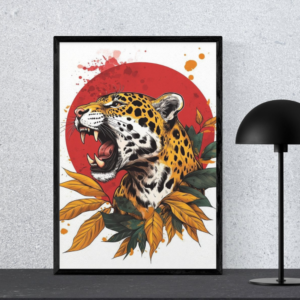 The Roaring Tiger In The Illusive Woods Ready To Hunt Down