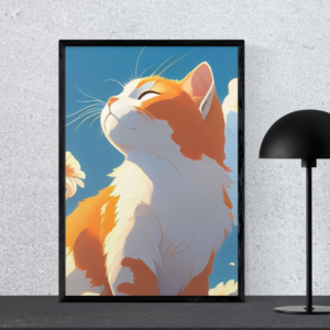 The Whimsical Cat Staring At The Sky With Mischief In Eyes