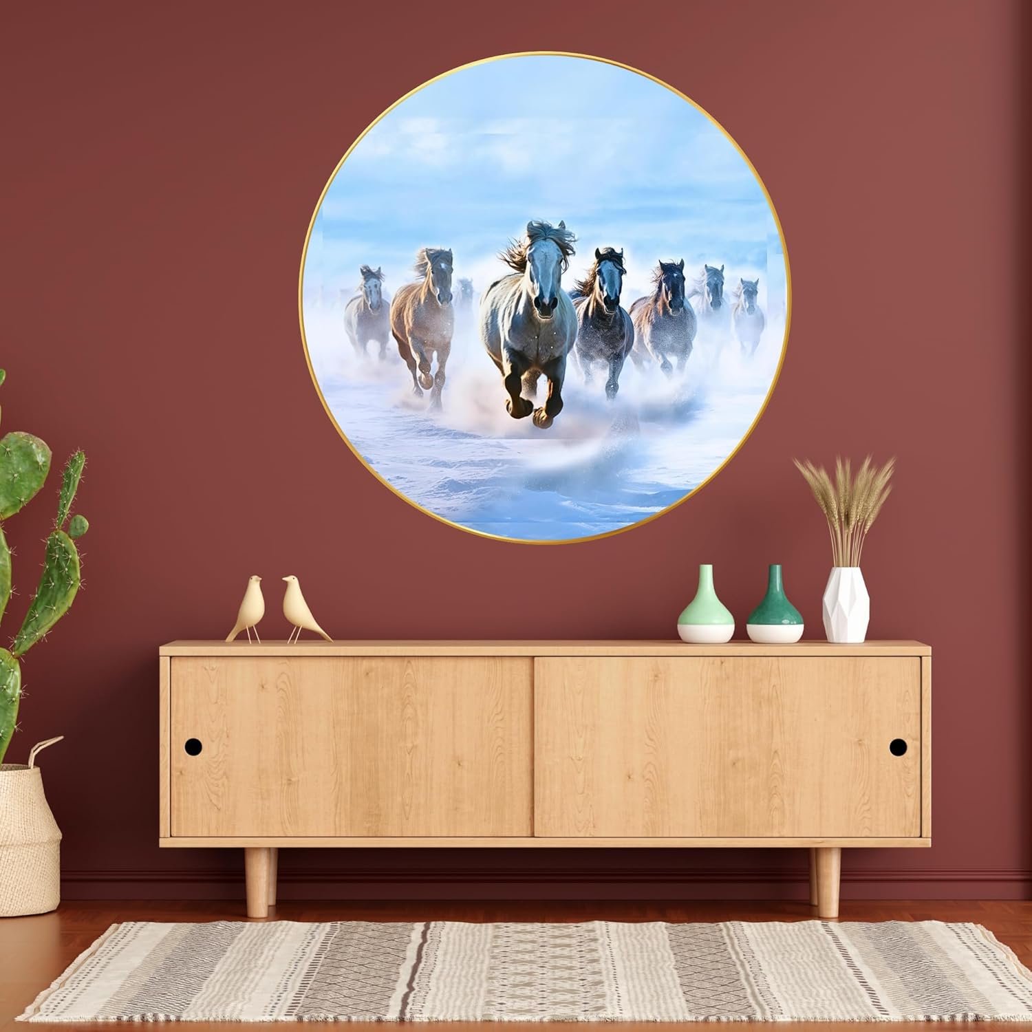 Seven Horses & The Sun The Symbol Of Vastu & Prosperity
