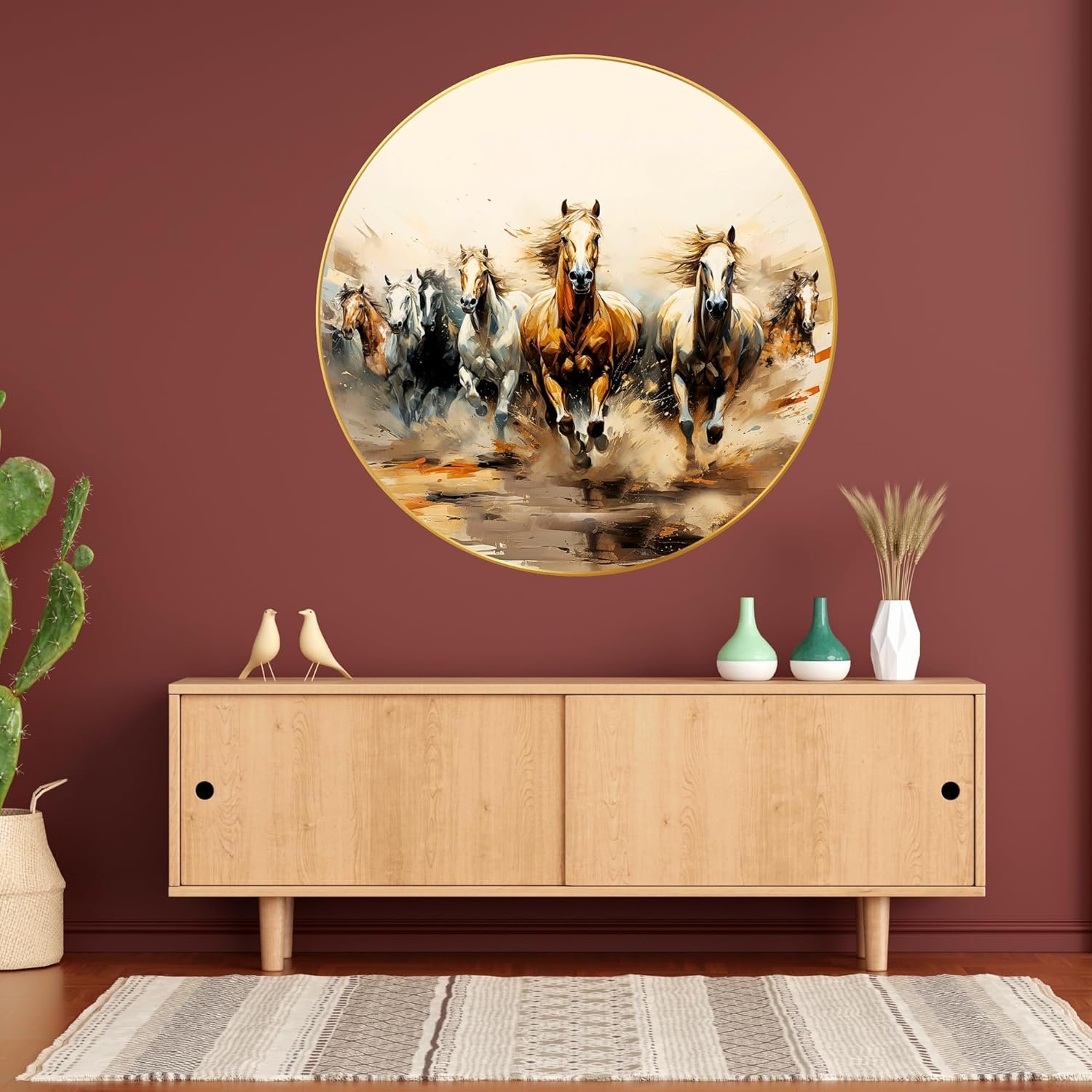 Seven Horses & The Sun The Symbol Of Vastu & Prosperity