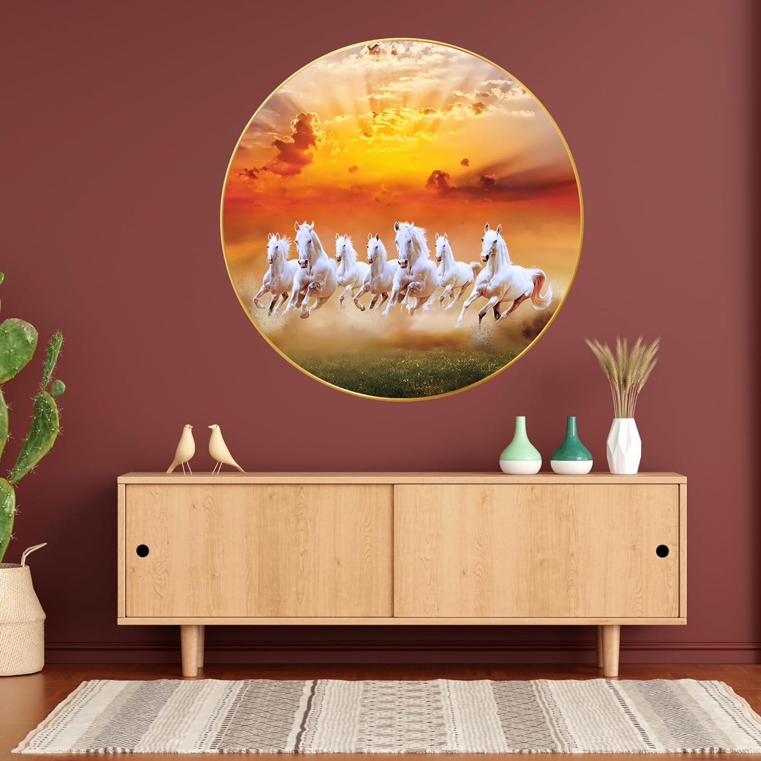 Seven Horses & The Sun The Symbol Of Vastu & Prosperity